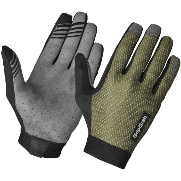 GripGrab Vertical 2 InsideGrip™ Full Finger cimdi | Olive Green