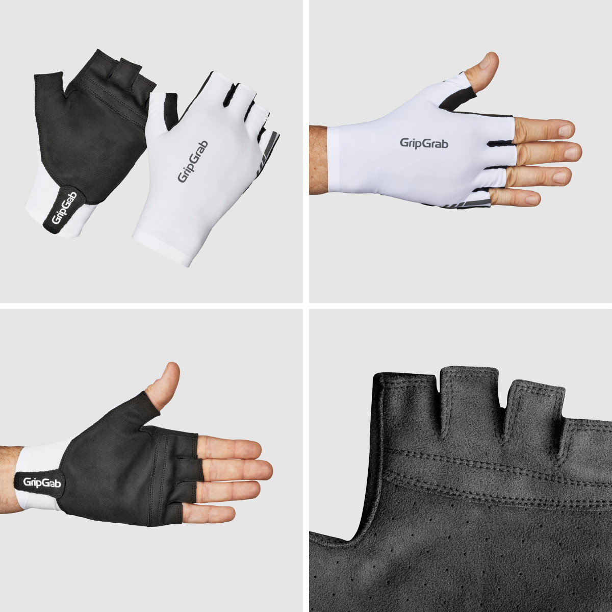 GripGrab Faststream Aero cimdi | White