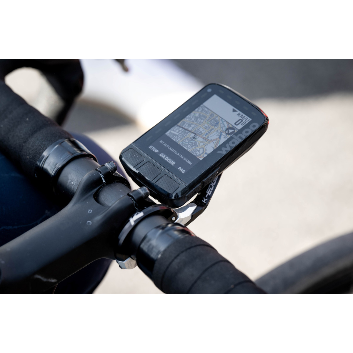 K-EDGE Garmin Race velodatora stiprinājums | 31.8 mm | Blue