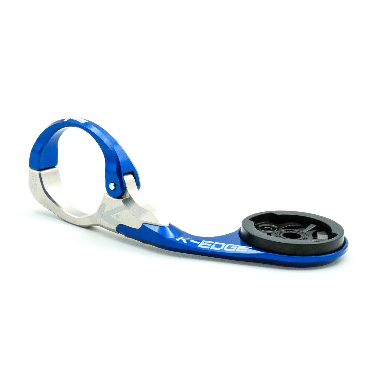 K-EDGE Garmin Race velodatora stiprinājums | 31.8 mm | Blue