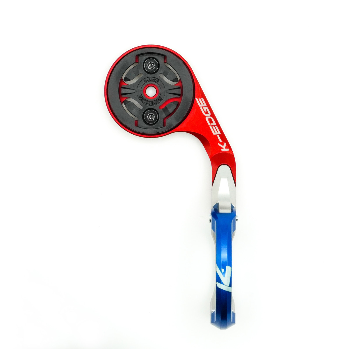 K-EDGE Garmin Race velodatora stiprinājums | 31.8 mm | Blue - Red