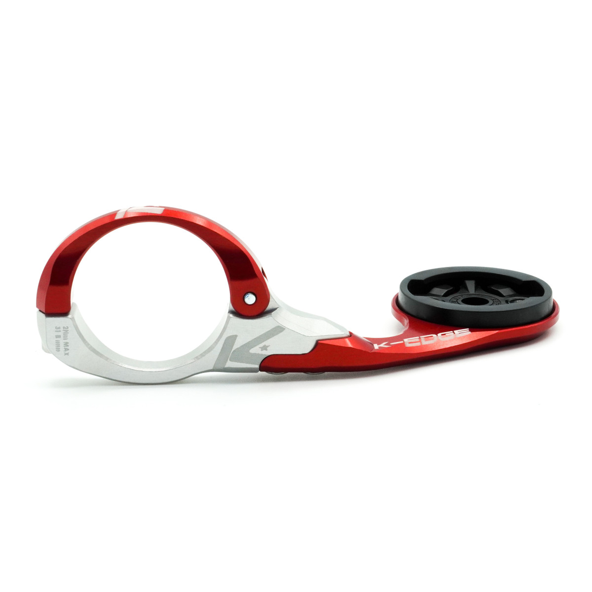 K-EDGE Garmin Race velodatora stiprinājums | 31.8 mm | Red
