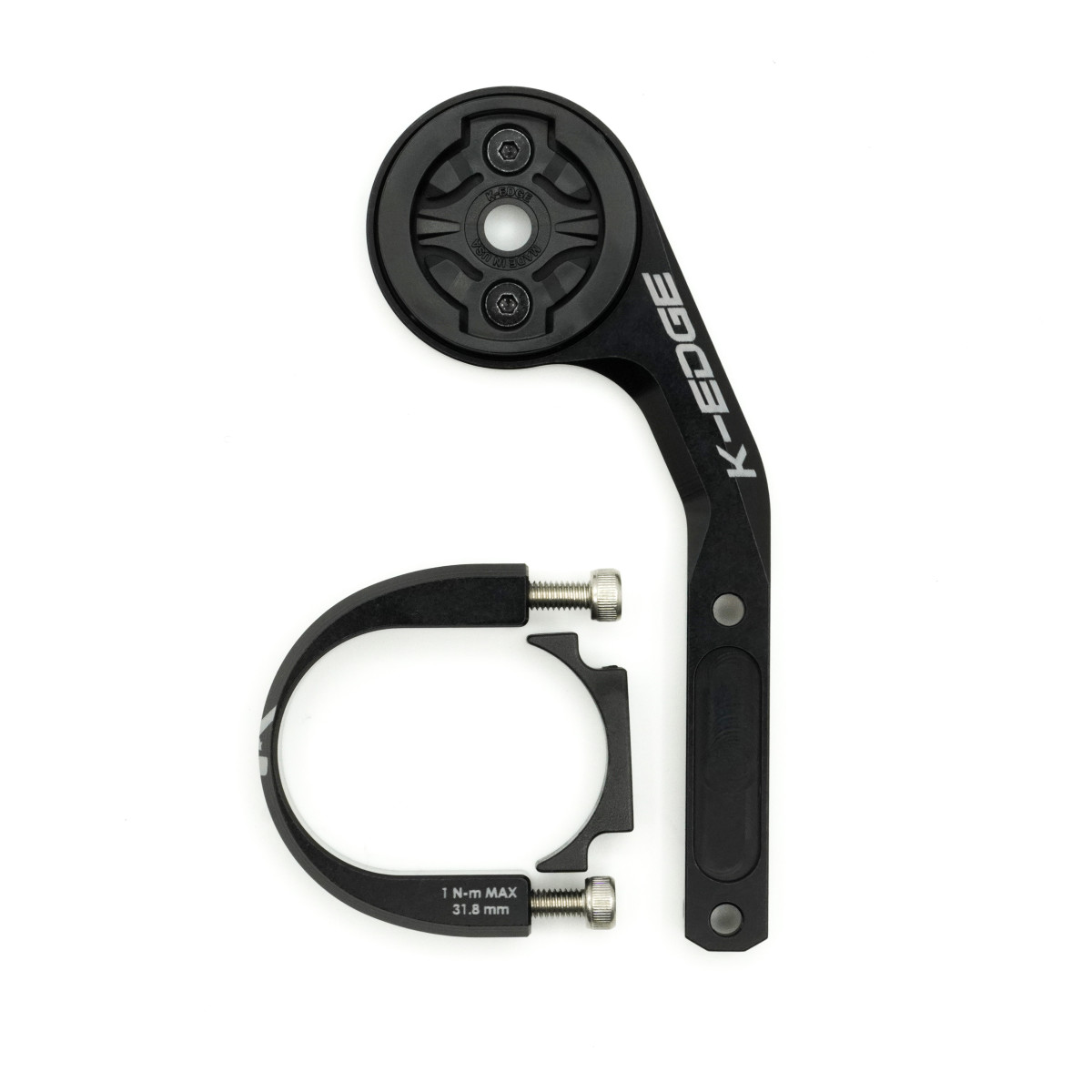 K-EDGE Garmin Sport velodatora stiprinājums | 31.8 mm | Black