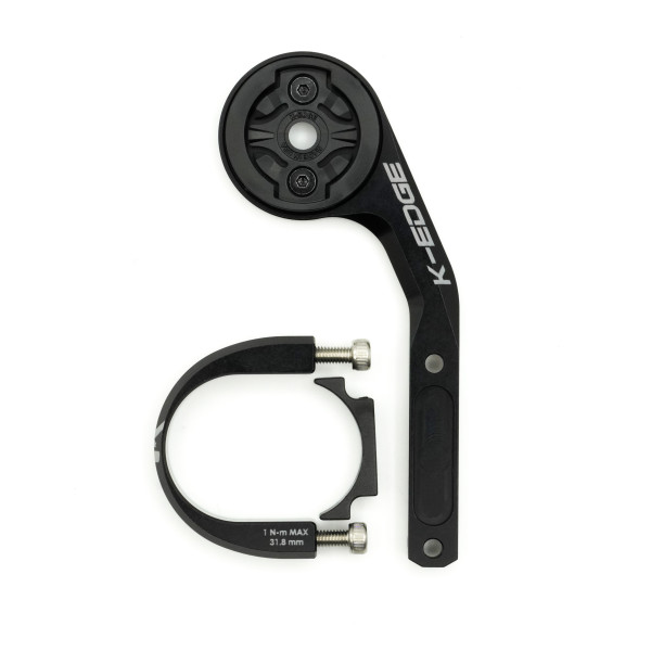 K-EDGE Garmin Sport velodatora stiprinājums | 31.8 mm | Black