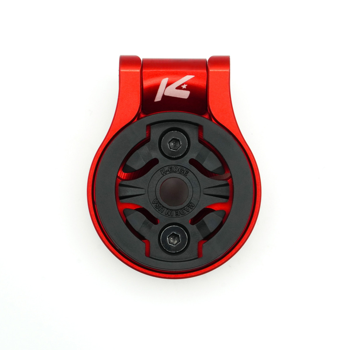 K-EDGE Garmin Race Stem Mount regulējams velosipēda stiprinājums | Red