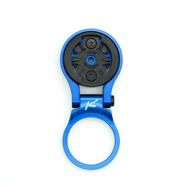 K-EDGE Garmin Stem Mount regulējams velosipēda stiprinājums | Blue
