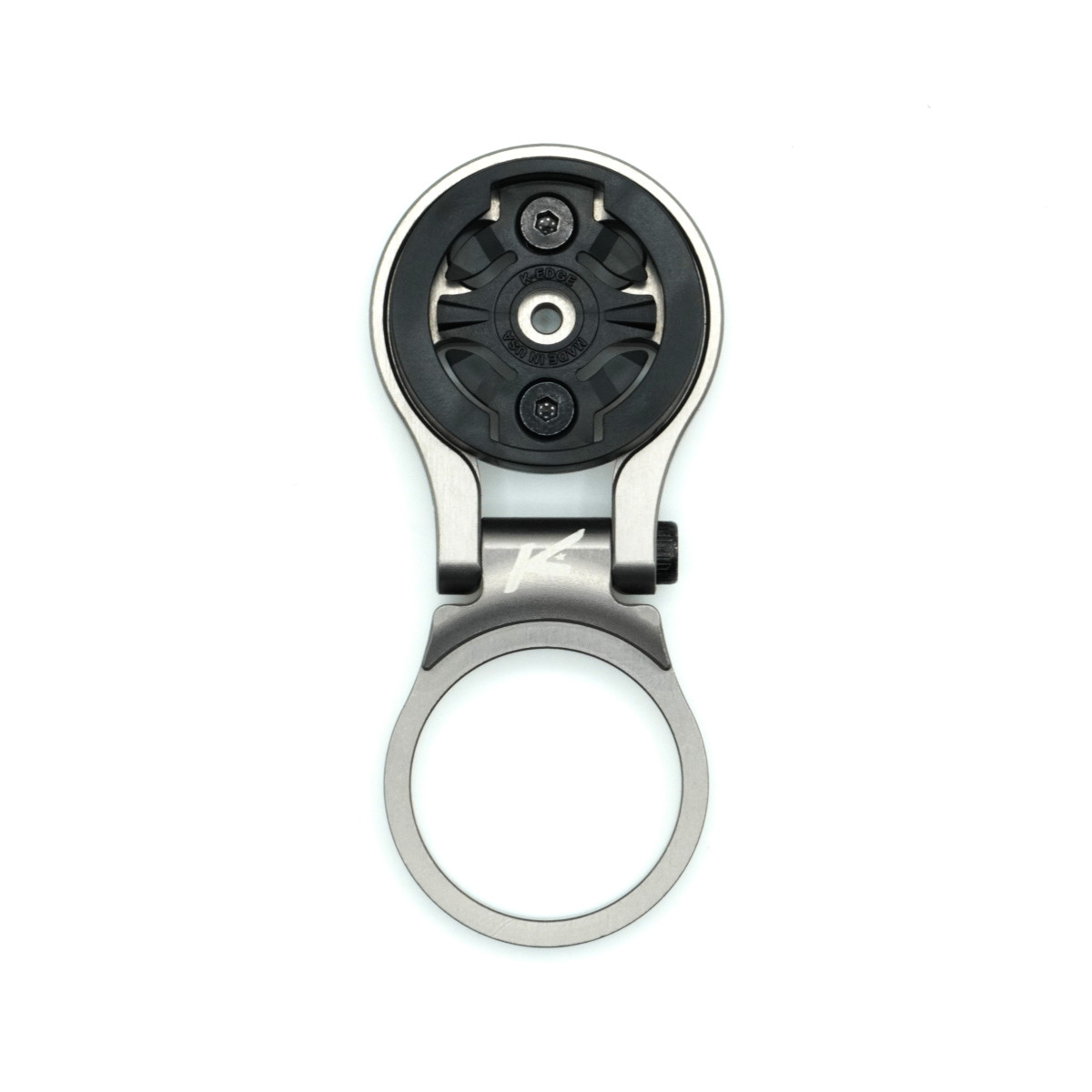 K-EDGE Garmin Stem Mount regulējams velosipēda stiprinājums | Gun Metal