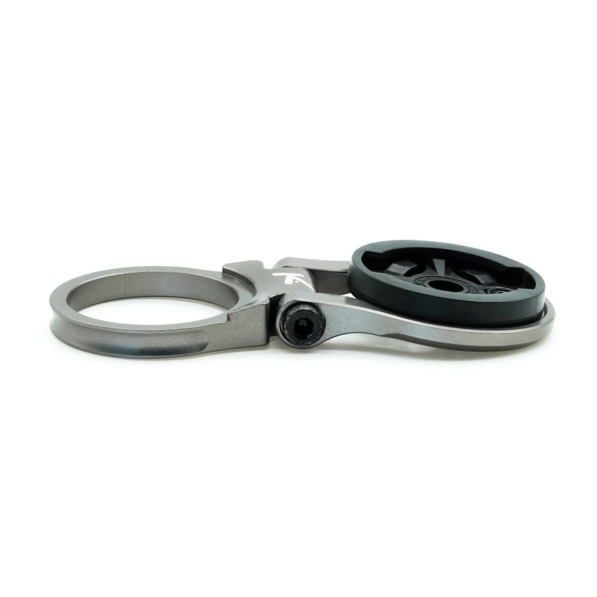 K-EDGE Garmin Stem Mount regulējams velosipēda stiprinājums | Gun Metal