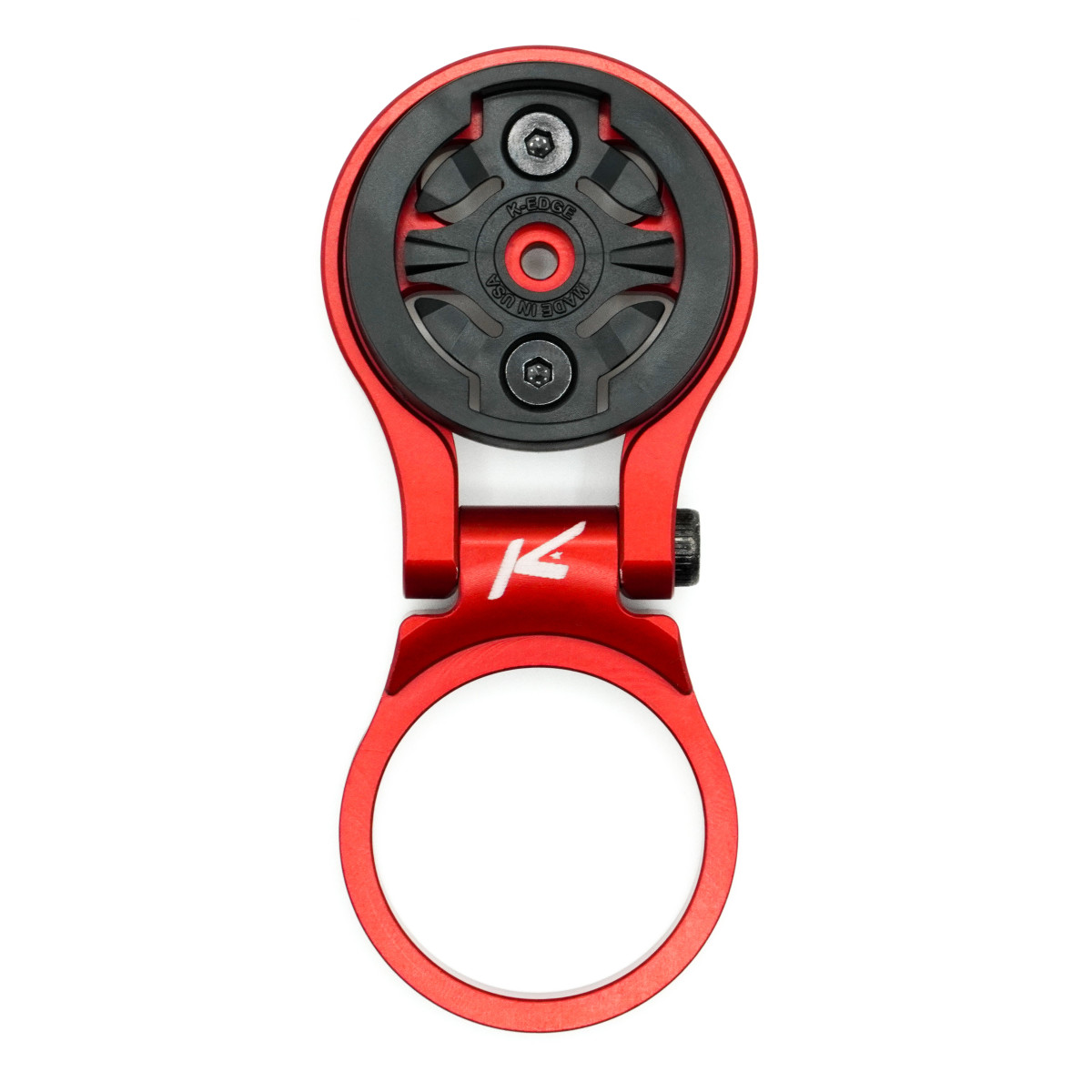 K-EDGE Garmin Stem Mount regulējams velosipēda stiprinājums | Red