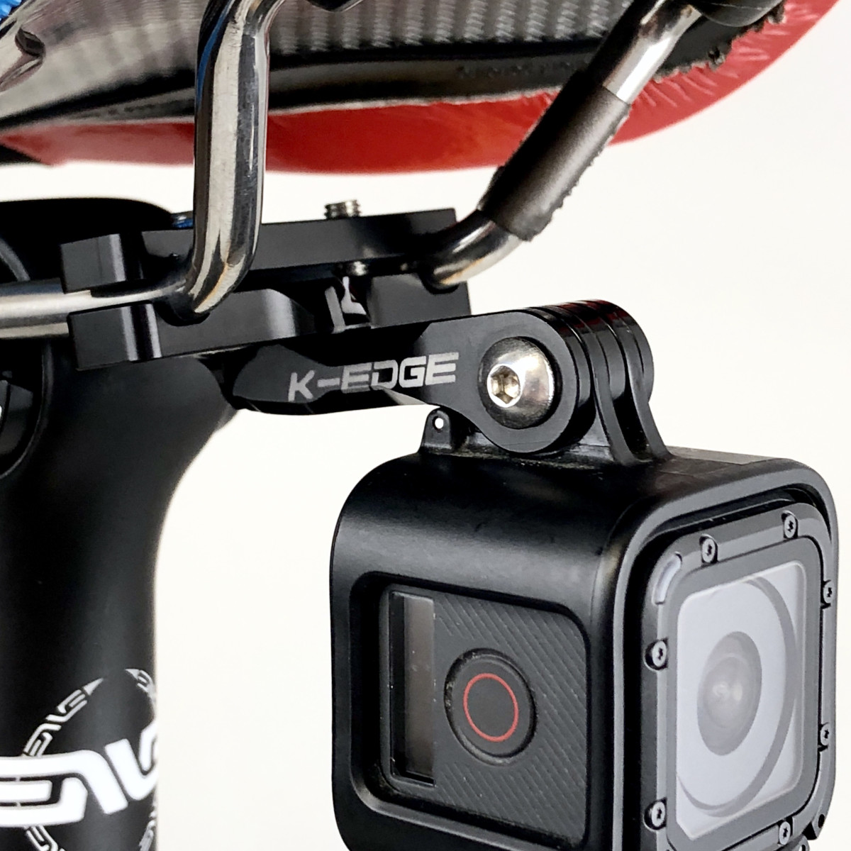K-EDGE Go Big Light/Camera sēdekļa sliežu stiprinājums | Black
