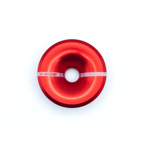 K-EDGE Race Ultralight Top Cap vāciņš | Red