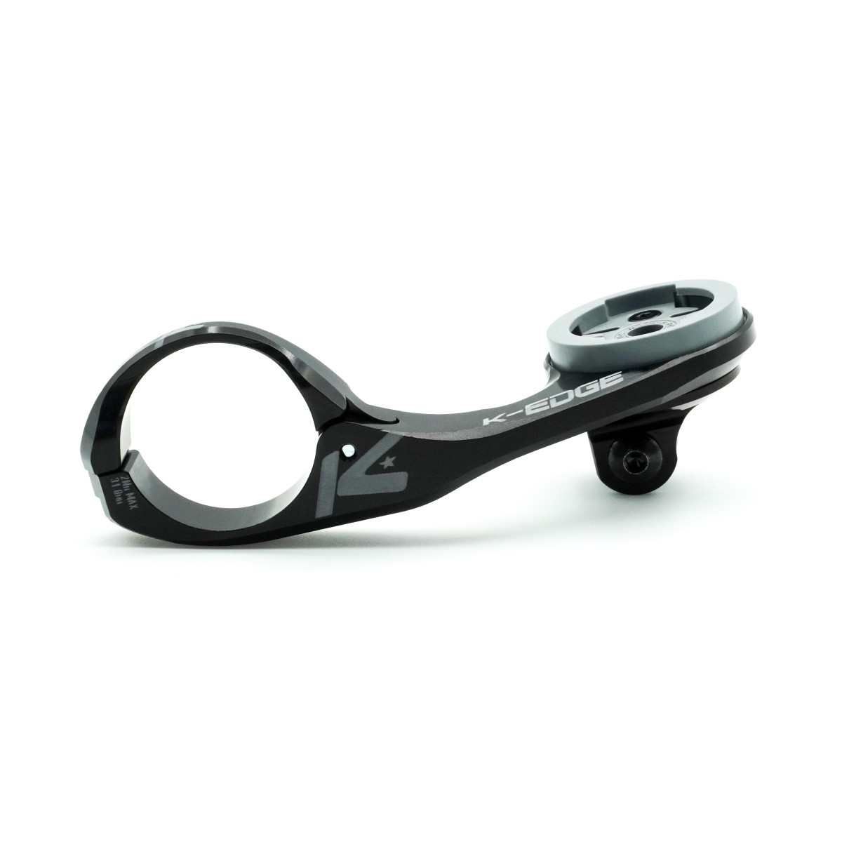 K-EDGE Wahoo Max Combo Mount velosipēda stiprinājums | 31.8 mm | Black