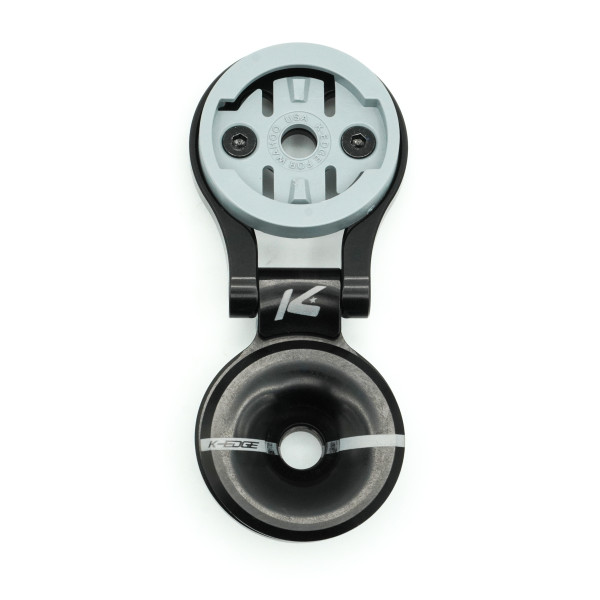 K-EDGE Wahoo Race Stem Mount regulējams velosipēda stiprinājums +  Top Cap | Black