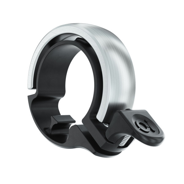 Knog Oi Classic Large velosipēda zvans | 23.8-31.8 mm | Silver Knog Oi Classic Large velosipēda zvans | 23.8-31.8 mm | Silver