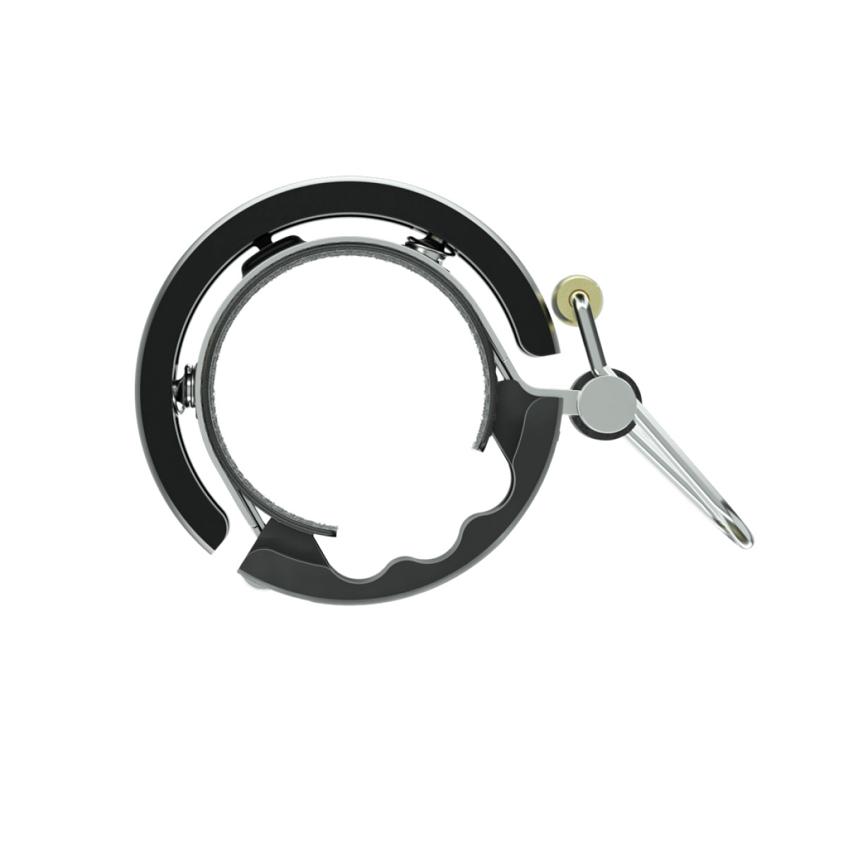 Knog Oi Luxe Large velosipēdu zvans | 23.8-31.8 mm | Black