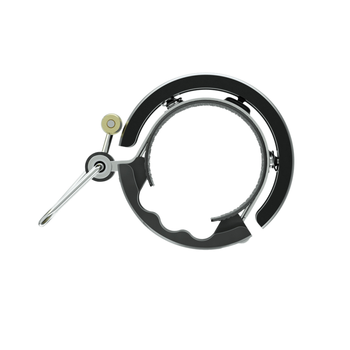 Knog Oi Luxe Large velosipēdu zvans | 23.8-31.8 mm | Black