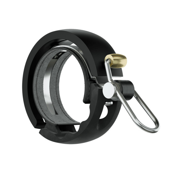 Knog Oi Luxe Large velosipēdu zvans | 23.8-31.8 mm | Black Knog Oi Luxe Large velosipēdu zvans | 23.8-31.8 mm | Black