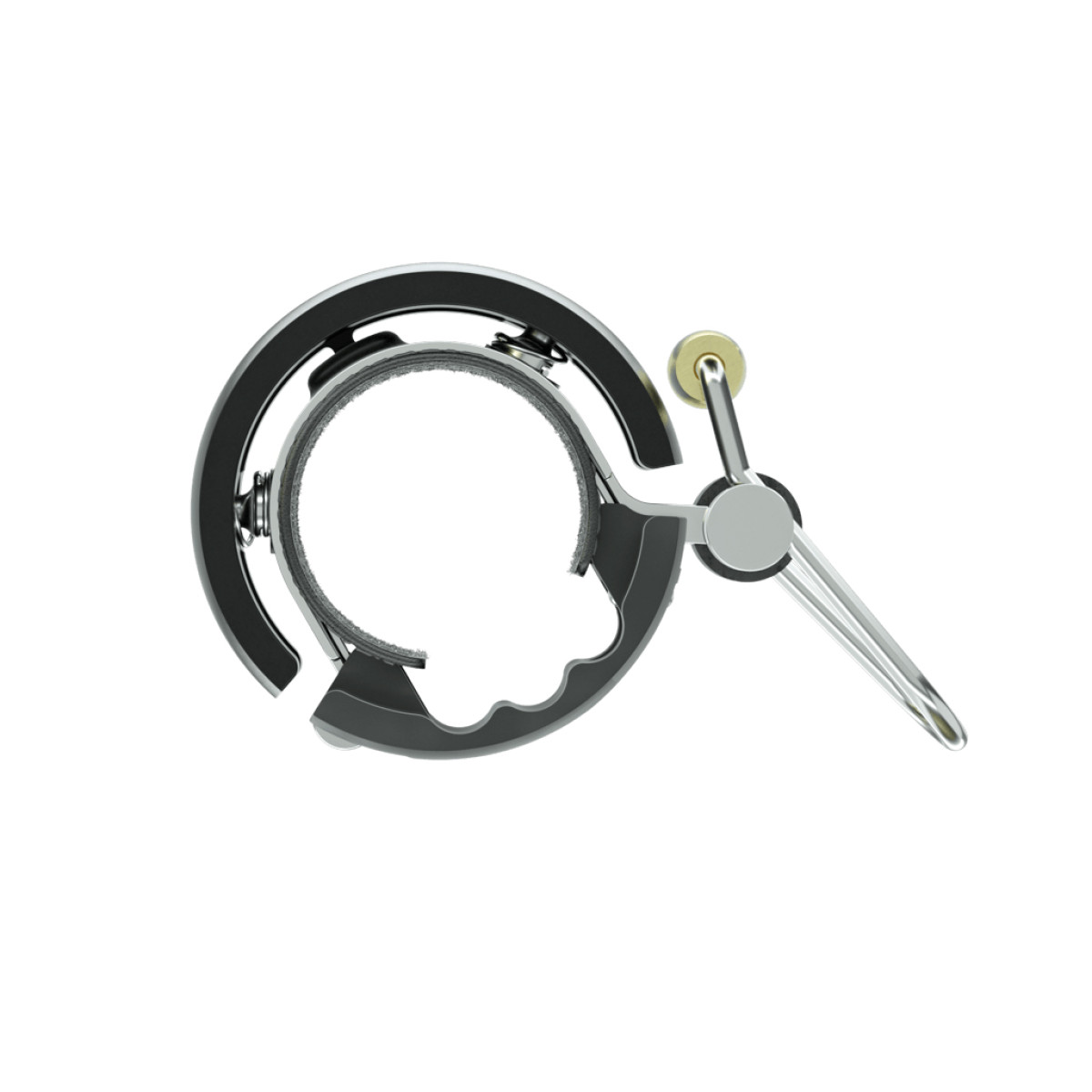 Knog Oi Luxe mazais velosipēda zvans | 22.2 mm | Black
