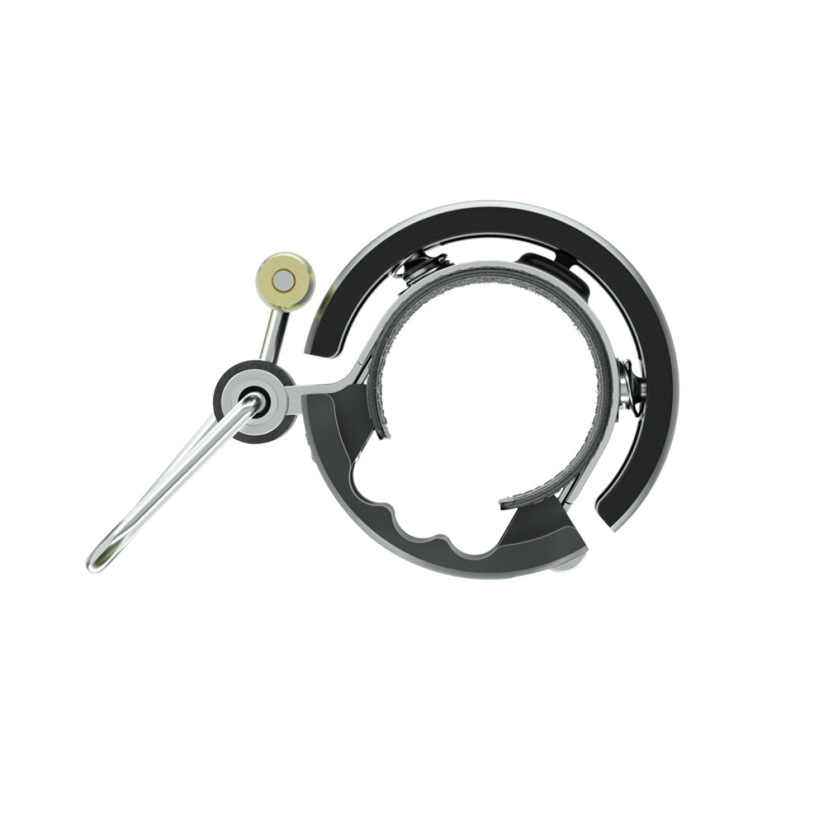 Knog Oi Luxe mazais velosipēda zvans | 22.2 mm | Black