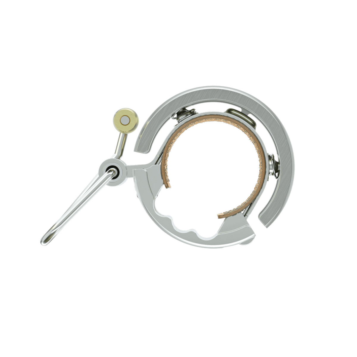 Knog Oi Luxe Small velosipēda zvans | 22.2 mm | Silver