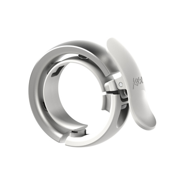 Knog Oi Prima Large velosipēda zvans | 23.8-31.8 mm | Silver