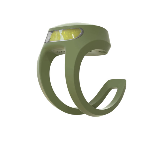 Knog Frog priekšējais velosipēda lukturis | Army Jacket Green