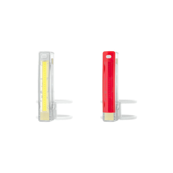Knog Plus Twinpack velosipēda lukturu komplekts | White