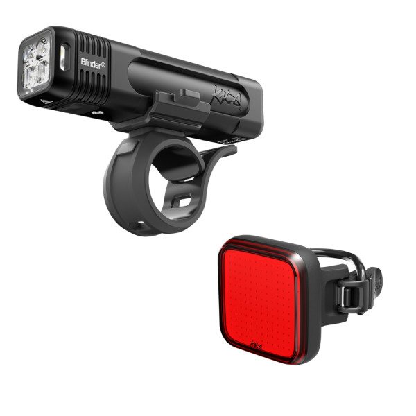 Knog Blinder 1000 + Blinder Square velolampu komplekts