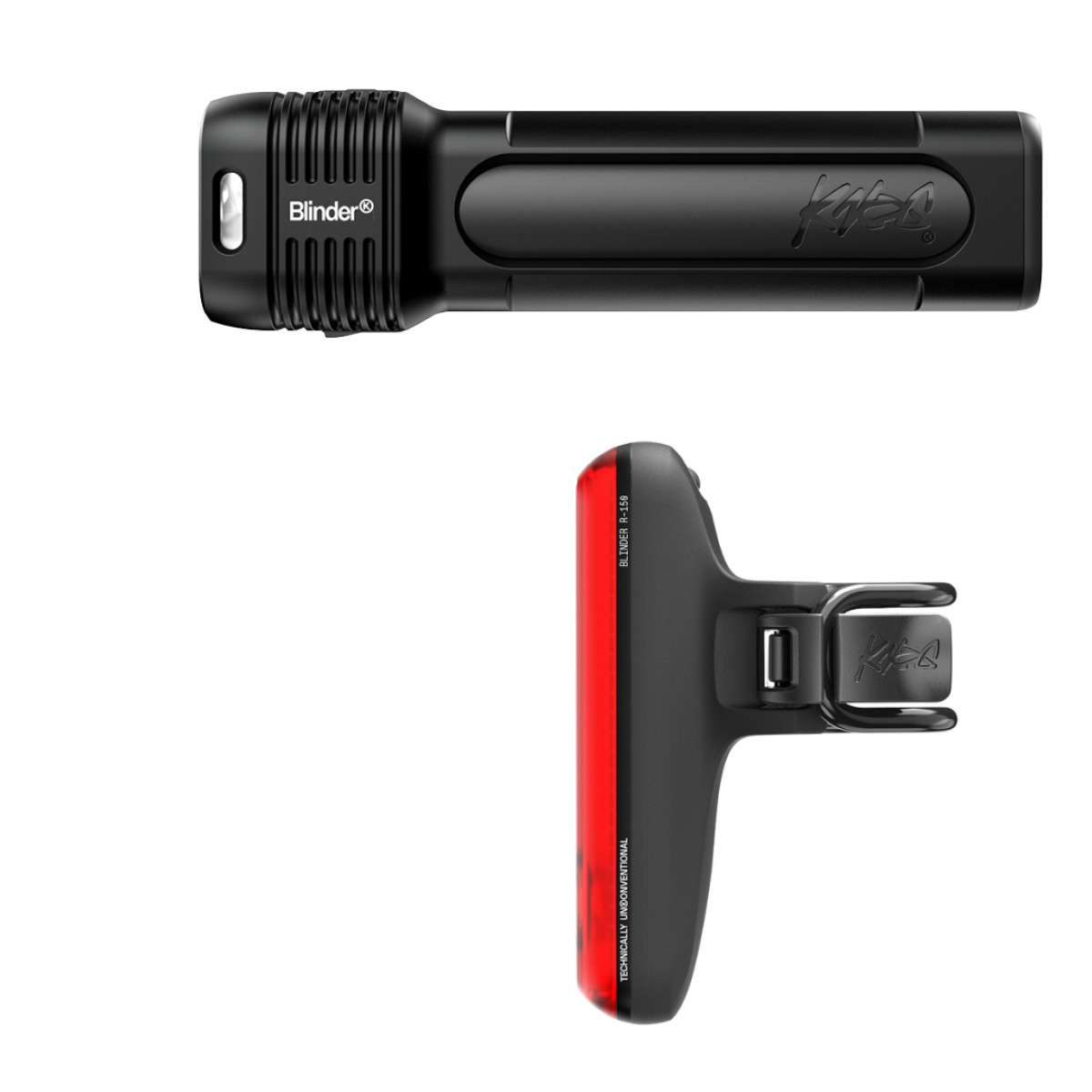 Knog Blinder 1400 + Blinder R-150 velolampu komplekts