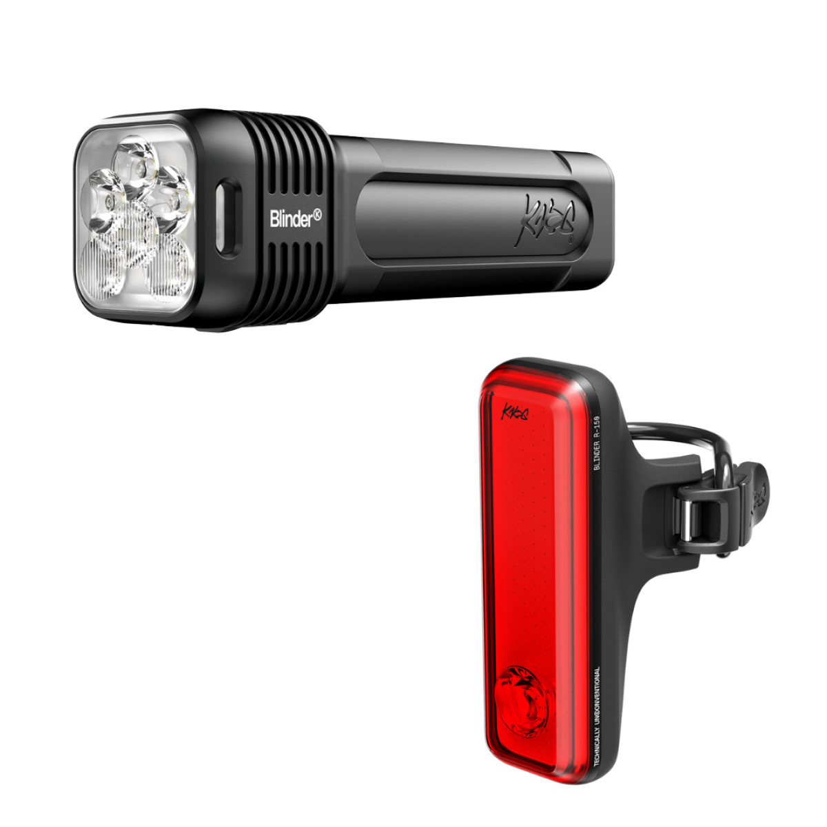 Knog Blinder 1400 + Blinder R-150 velolampu komplekts