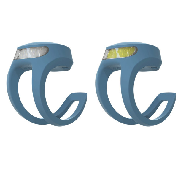 Knog Frog velosipēda lukturu komplekts | New Demin Blue