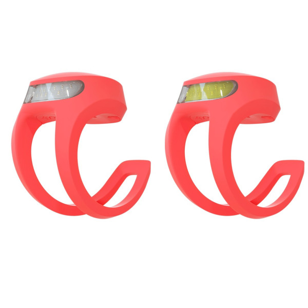Knog Frog velosipēda lukturu komplekts | Tequila Sunrise