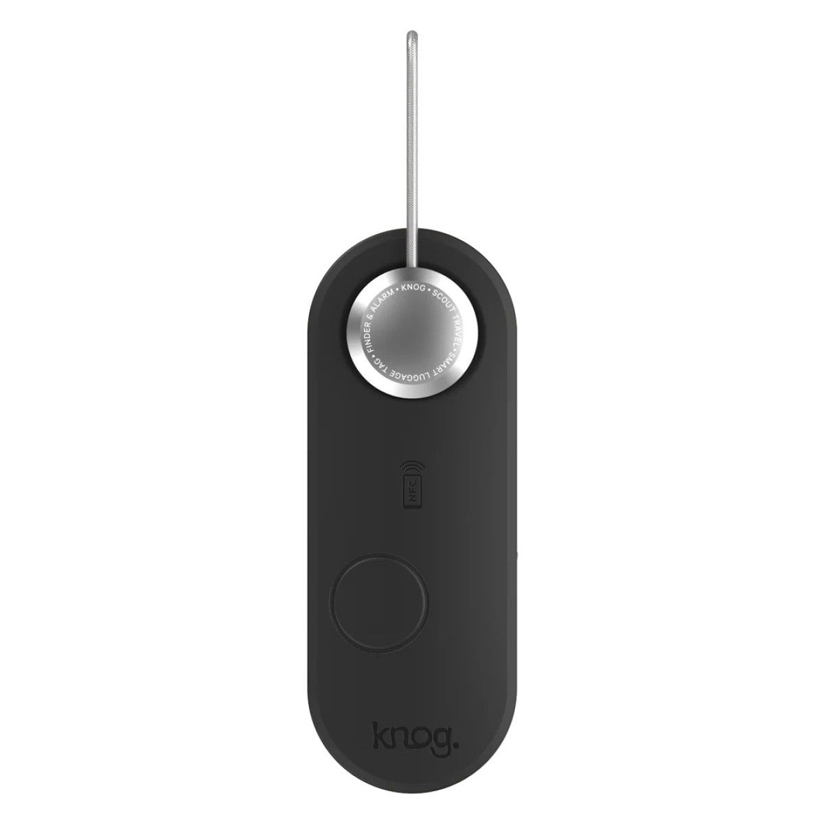 Knog Scout viedais bagāžas izsekotājs ar signalizāciju | Pitch Black