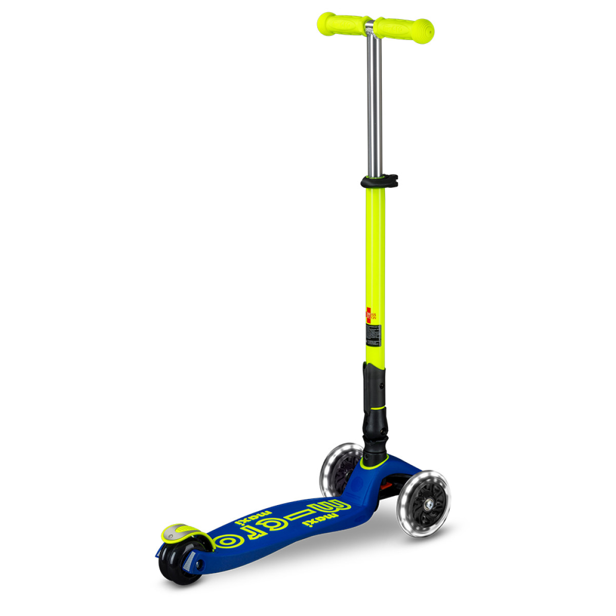 Maxi Micro Deluxe Neon LED saliekamais skūteris | Canary Yellow