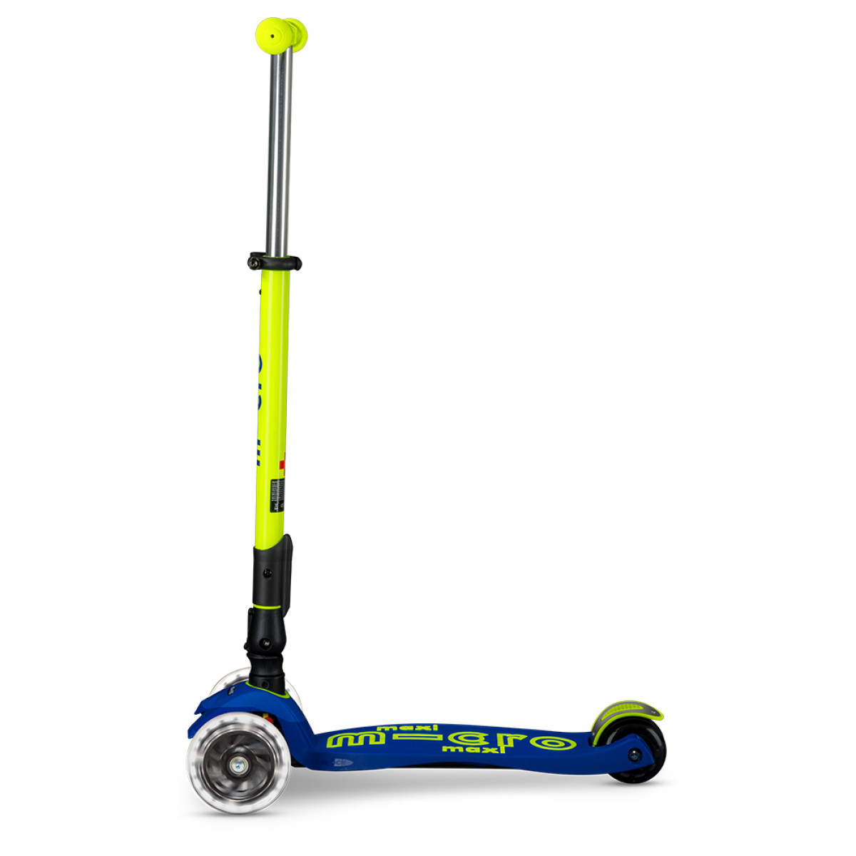 Maxi Micro Deluxe Neon LED saliekamais skūteris | Canary Yellow