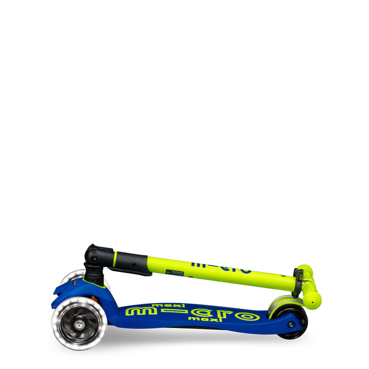Maxi Micro Deluxe Neon LED saliekamais skūteris | Canary Yellow