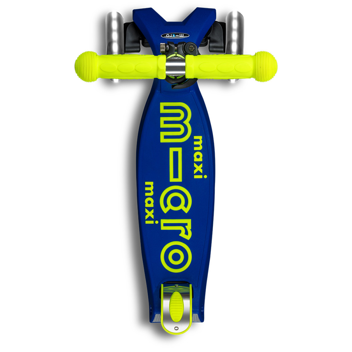 Maxi Micro Deluxe Neon LED saliekamais skūteris | Canary Yellow