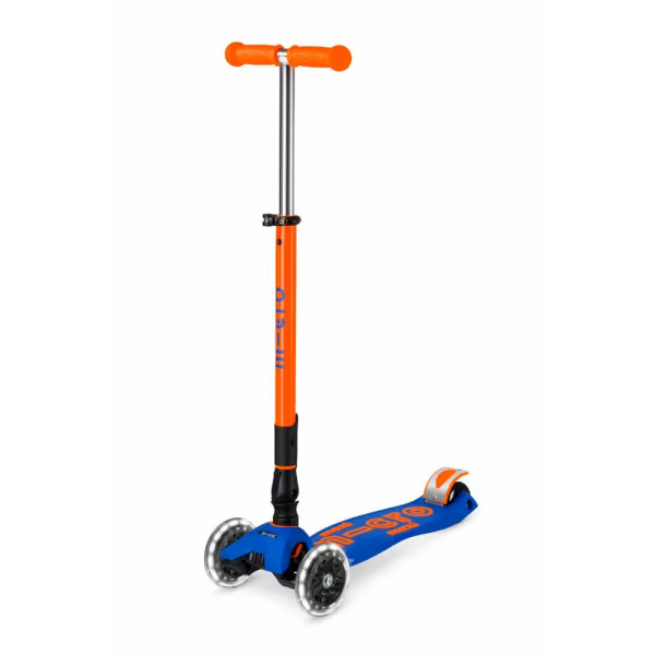 Maxi Micro Deluxe Neon LED saliekamais skūteris | Blaze Orange
