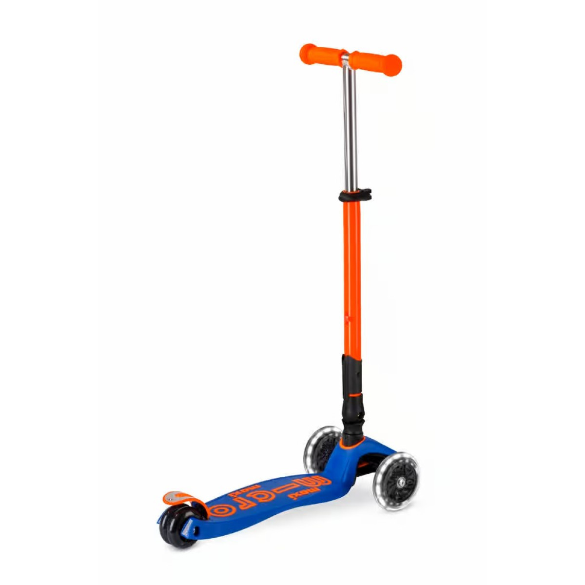 Maxi Micro Deluxe Neon LED saliekamais skūteris | Blaze Orange
