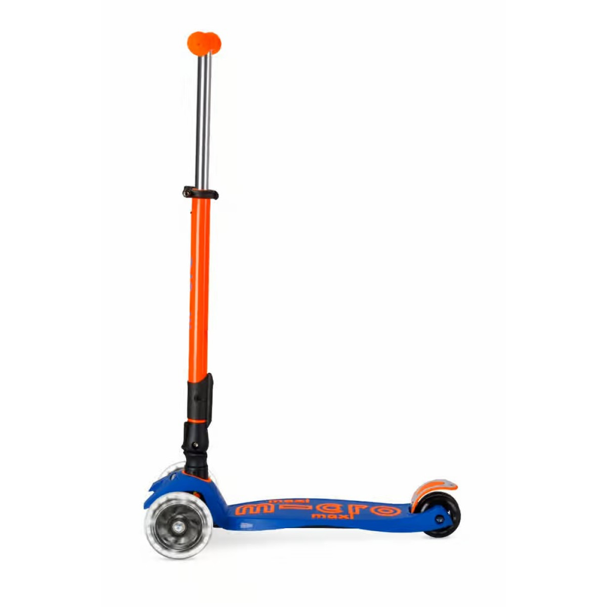 Maxi Micro Deluxe Neon LED saliekamais skūteris | Blaze Orange