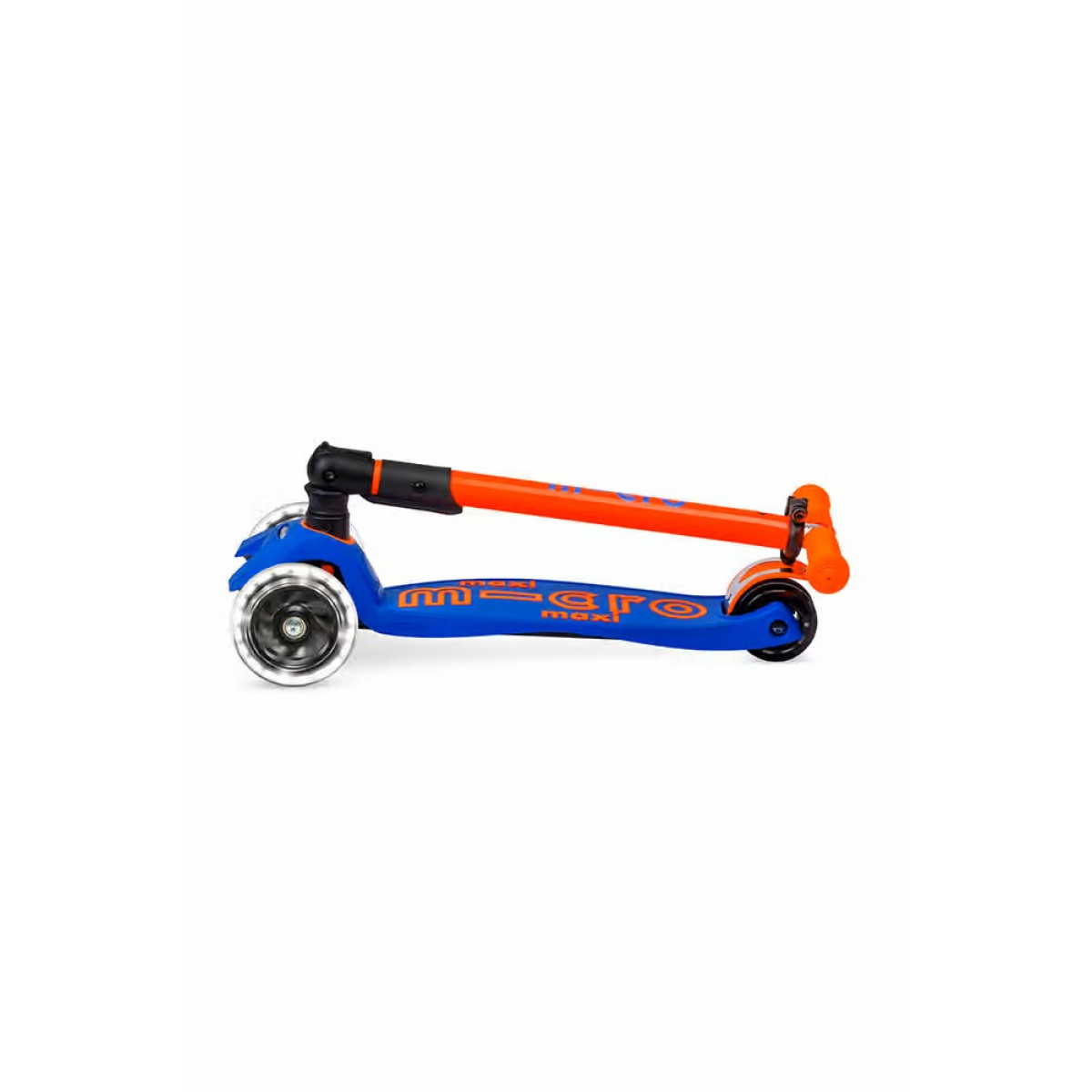 Maxi Micro Deluxe Neon LED saliekamais skūteris | Blaze Orange