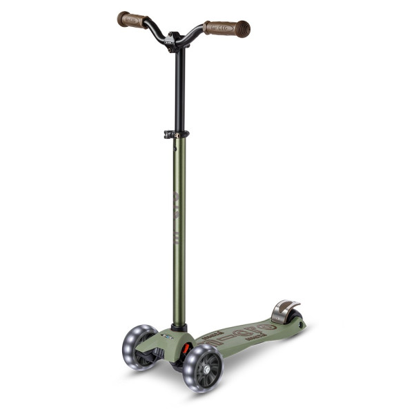 Maxi Micro Deluxe Pro LED skrejritenis | Olive Green