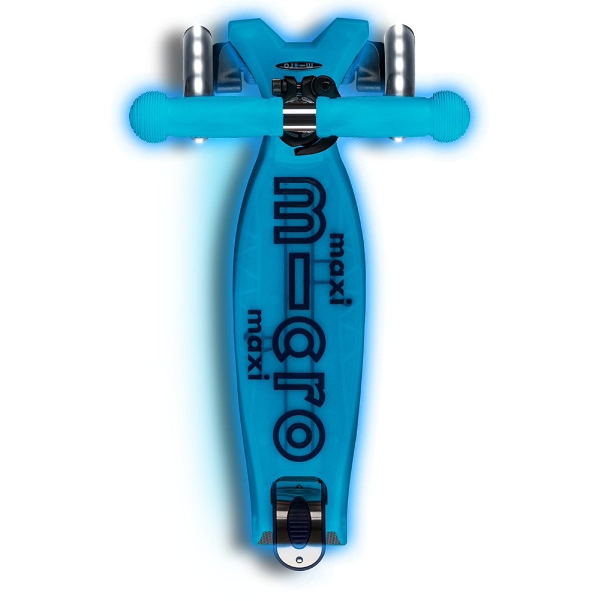 Maxi Micro Deluxe Glow LED skūteris | Crystal Blue