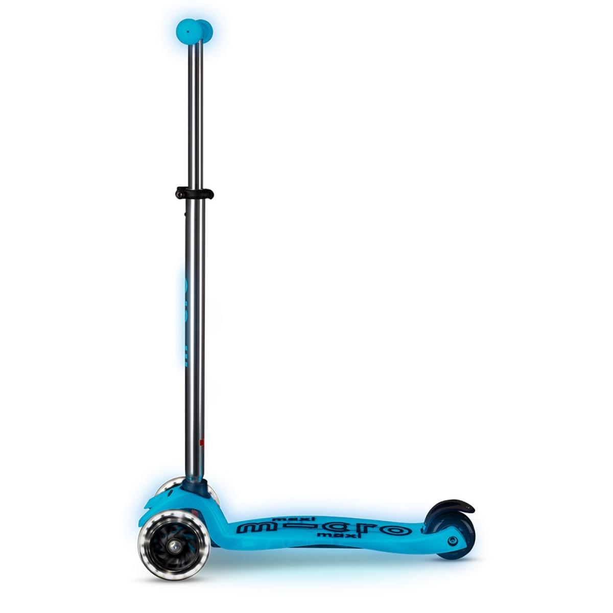 Maxi Micro Deluxe Glow LED skūteris | Crystal Blue