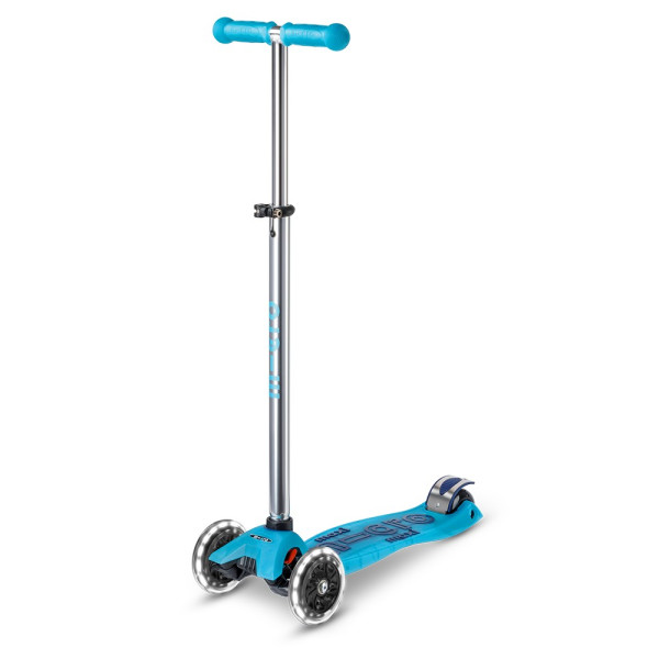 Maxi Micro Deluxe Glow LED skūteris | Crystal Blue