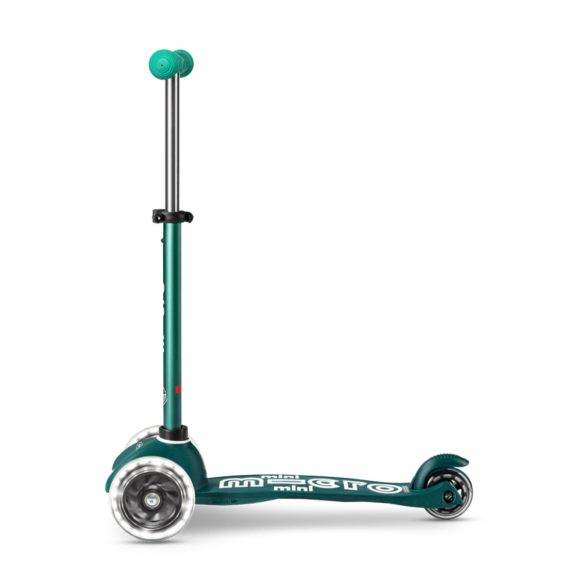 Mini Micro Deluxe ECO LED salokāms skrejritenis | Green
