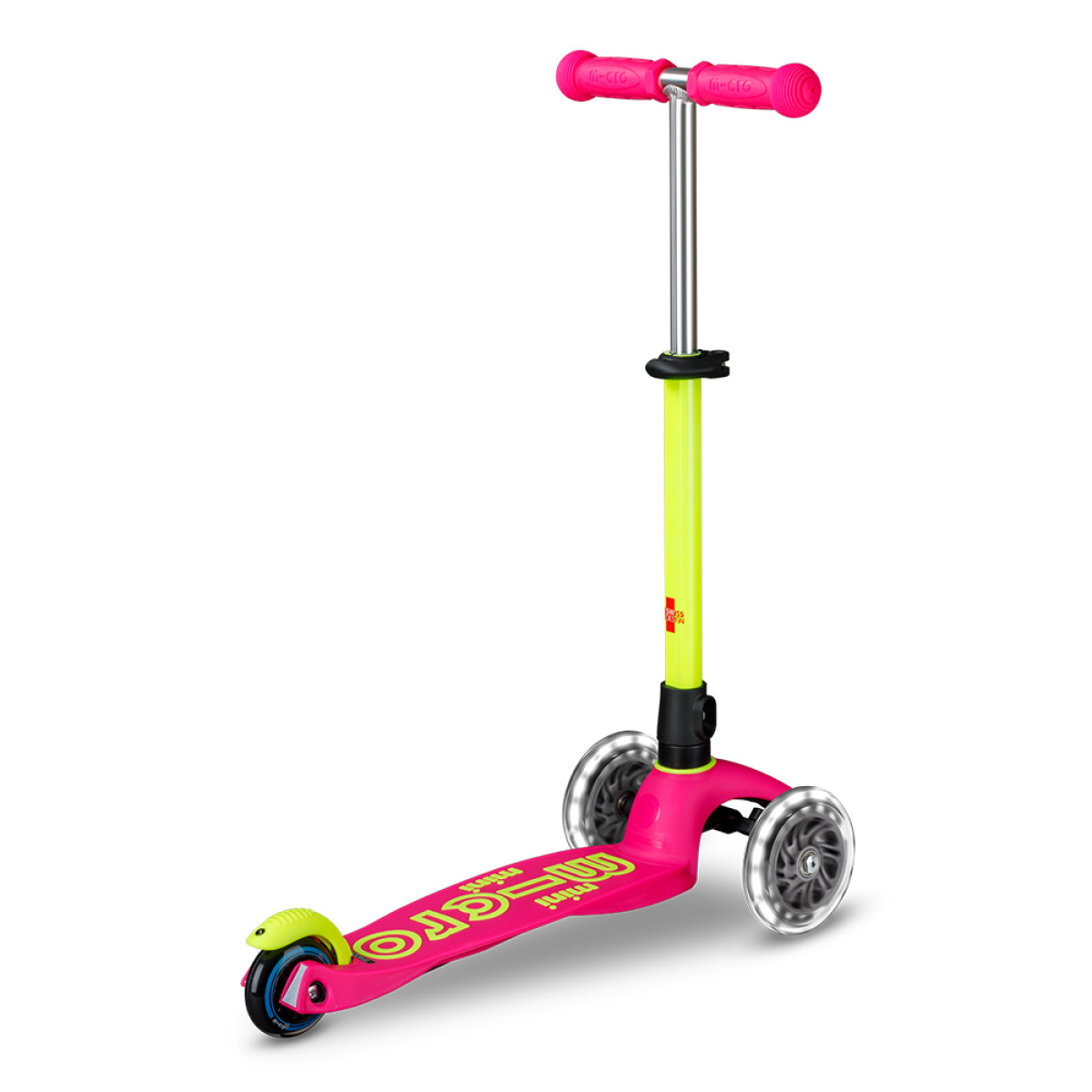 Mini Micro Deluxe Neon LED skrejritenis | Flamingo Yellow