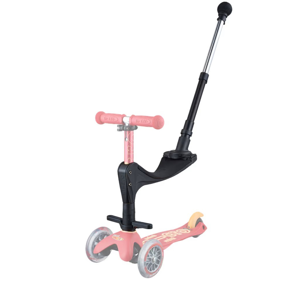 Mini Micro deluxe 3in1 sēdekļa un stumšanas roktura komplekts