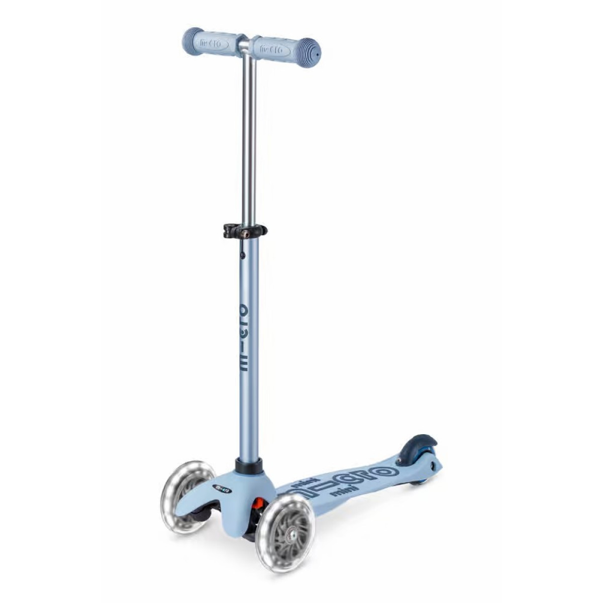 Mini Micro Deluxe Rock & Go LED skūteris | Ocean Slate