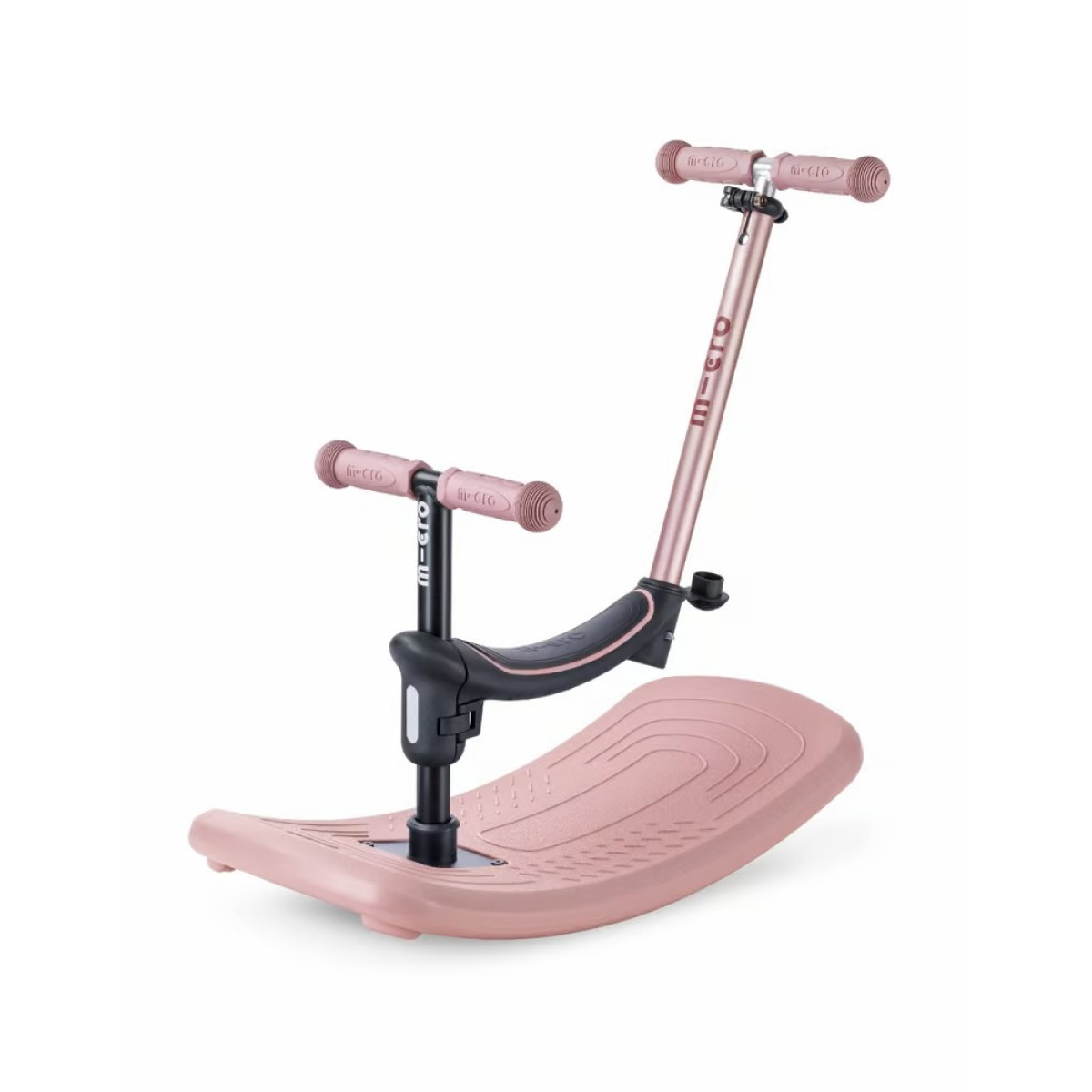 Mini Micro Deluxe Rock & Go LED skūteris | Dusty Rose